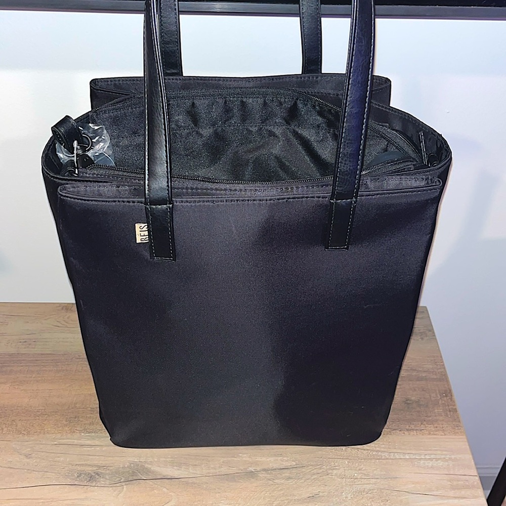 Beis Black Travel Tote Bag